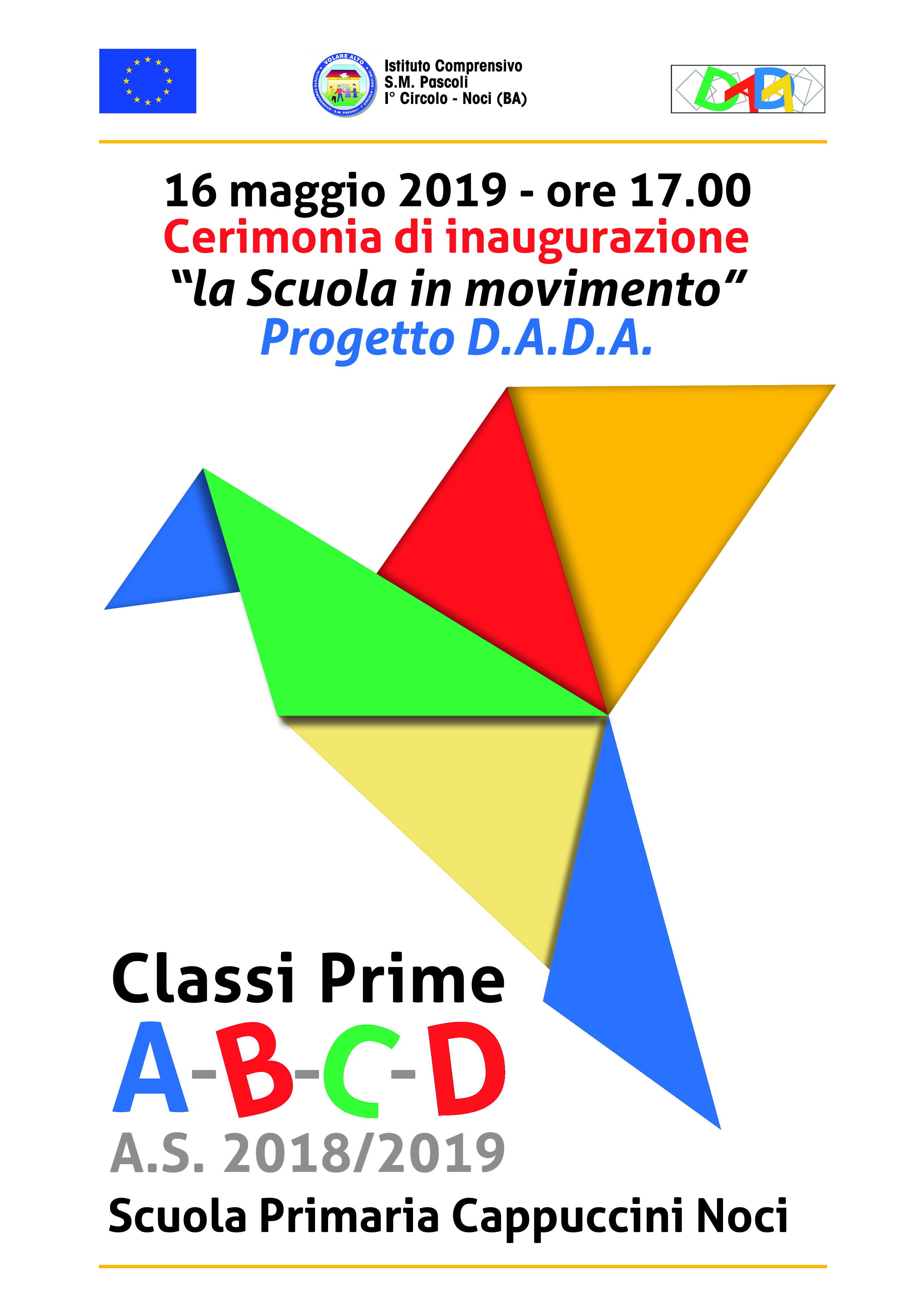 Al momento stai visualizzando Progetto D.A.D.A. – La scuola in movimento