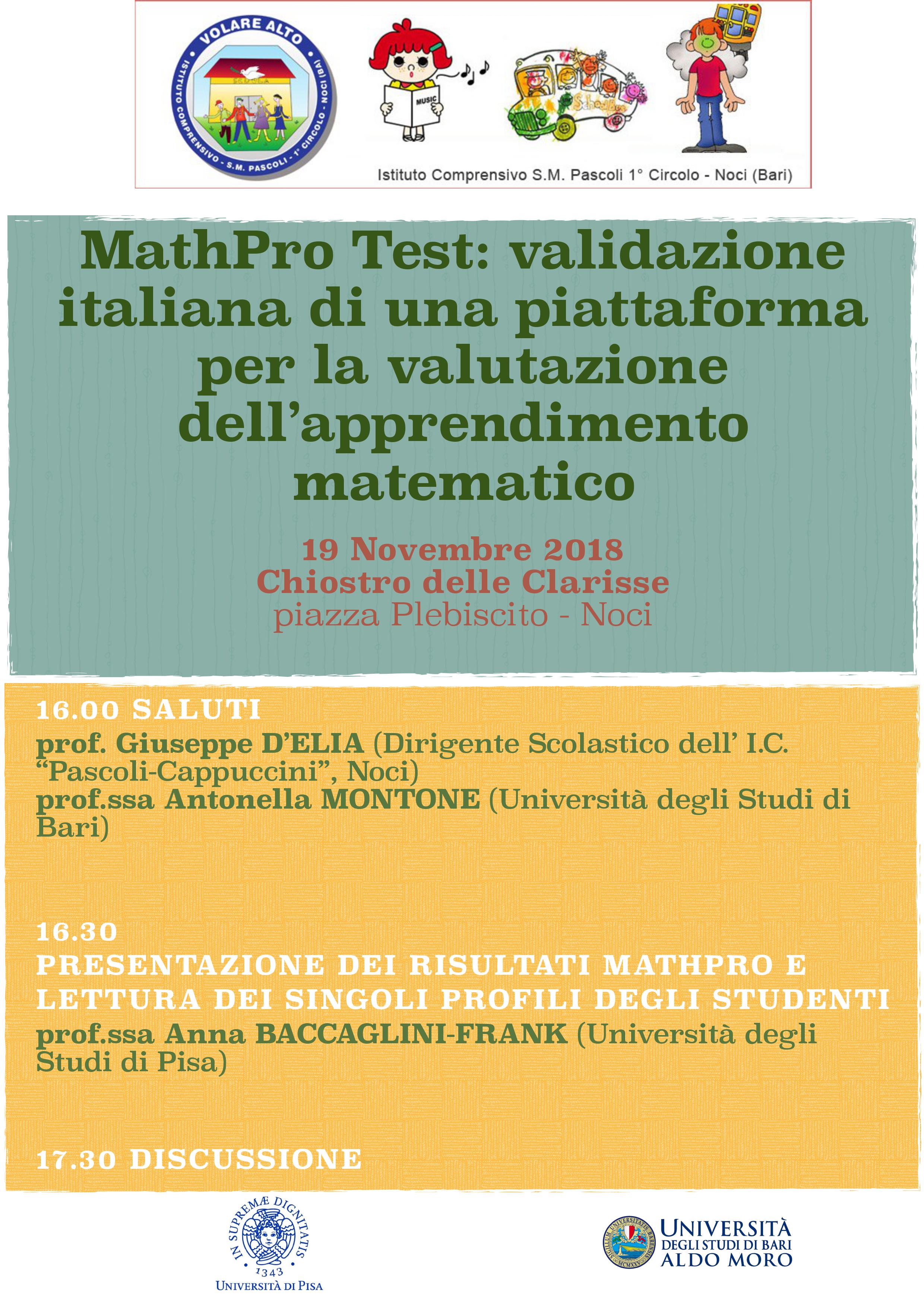 Al momento stai visualizzando MathPro Test: valutazione apprendimento matematico